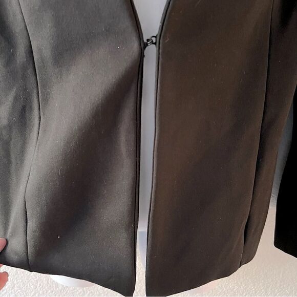 Revolve Krisa Blazer Black Ponte Hook & Eye Closure Blazer XS - Picture 4 of 14
